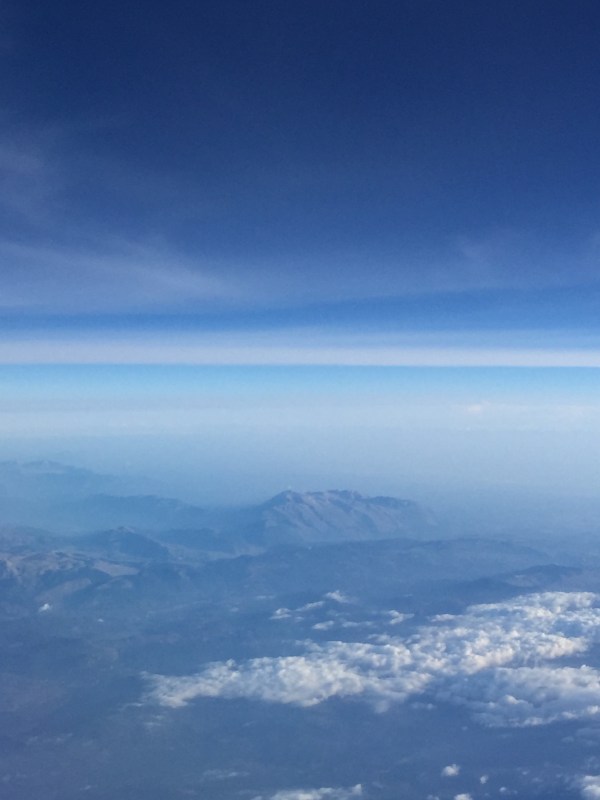 Flying across to Rome