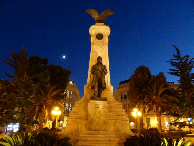 Statue of Vasto local Gabriele Rossetti